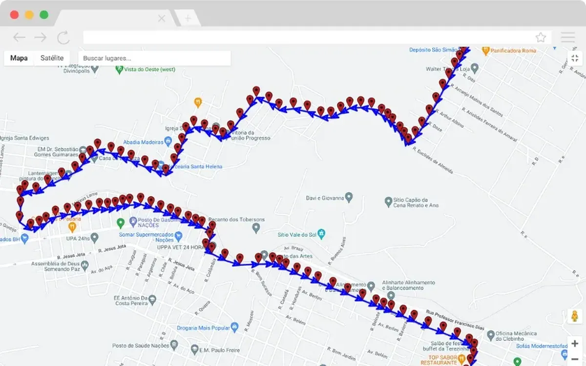 Network map