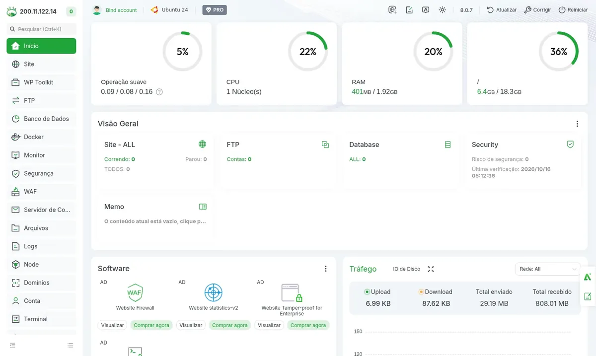 Server overview